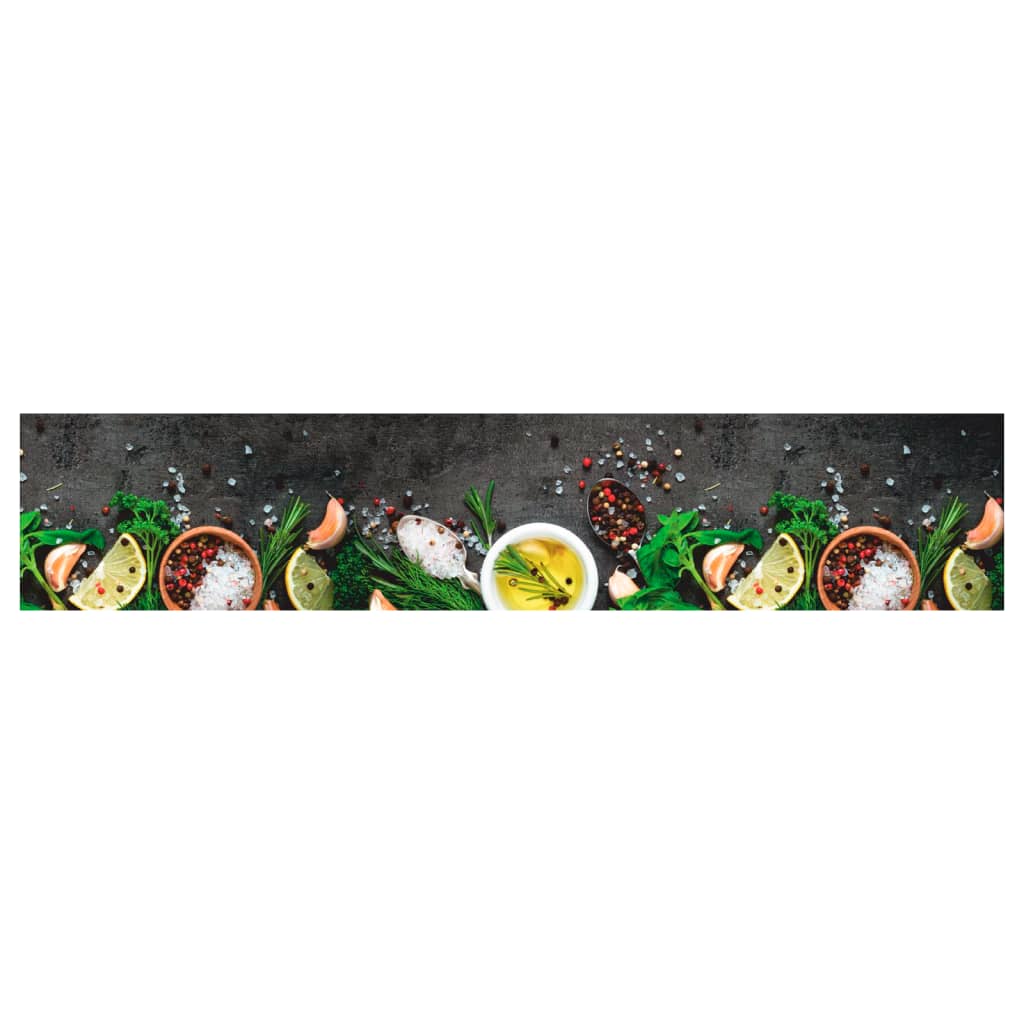 Washable Kitchen Runner Spices 60x300 cm Velvet