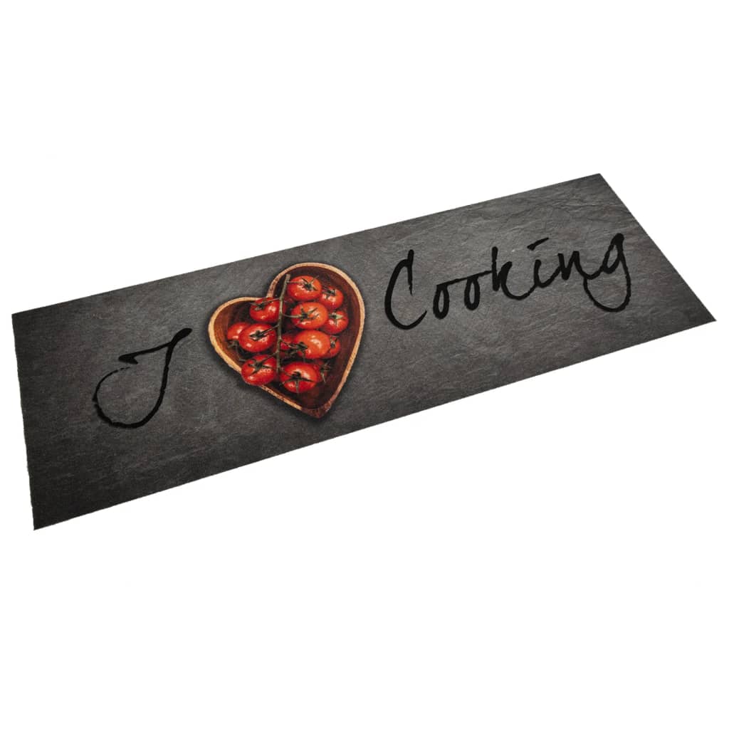 Washable Kitchen Runner Cooking 60x180 cm Velvet