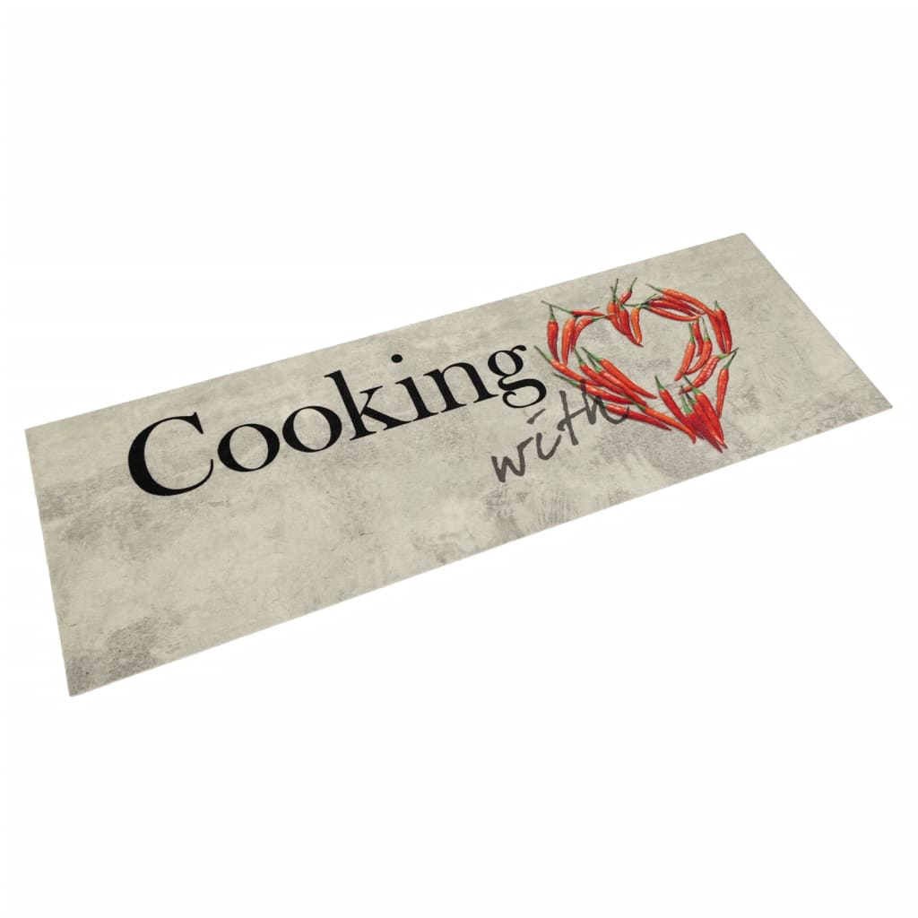Washable Kitchen Runner Pepper 60x180 cm Velvet