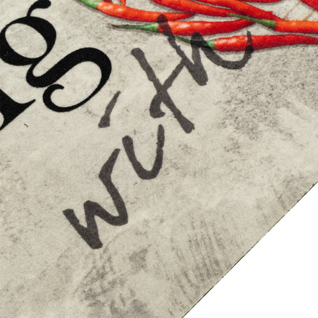 Washable Kitchen Runner Pepper 60x180 cm Velvet