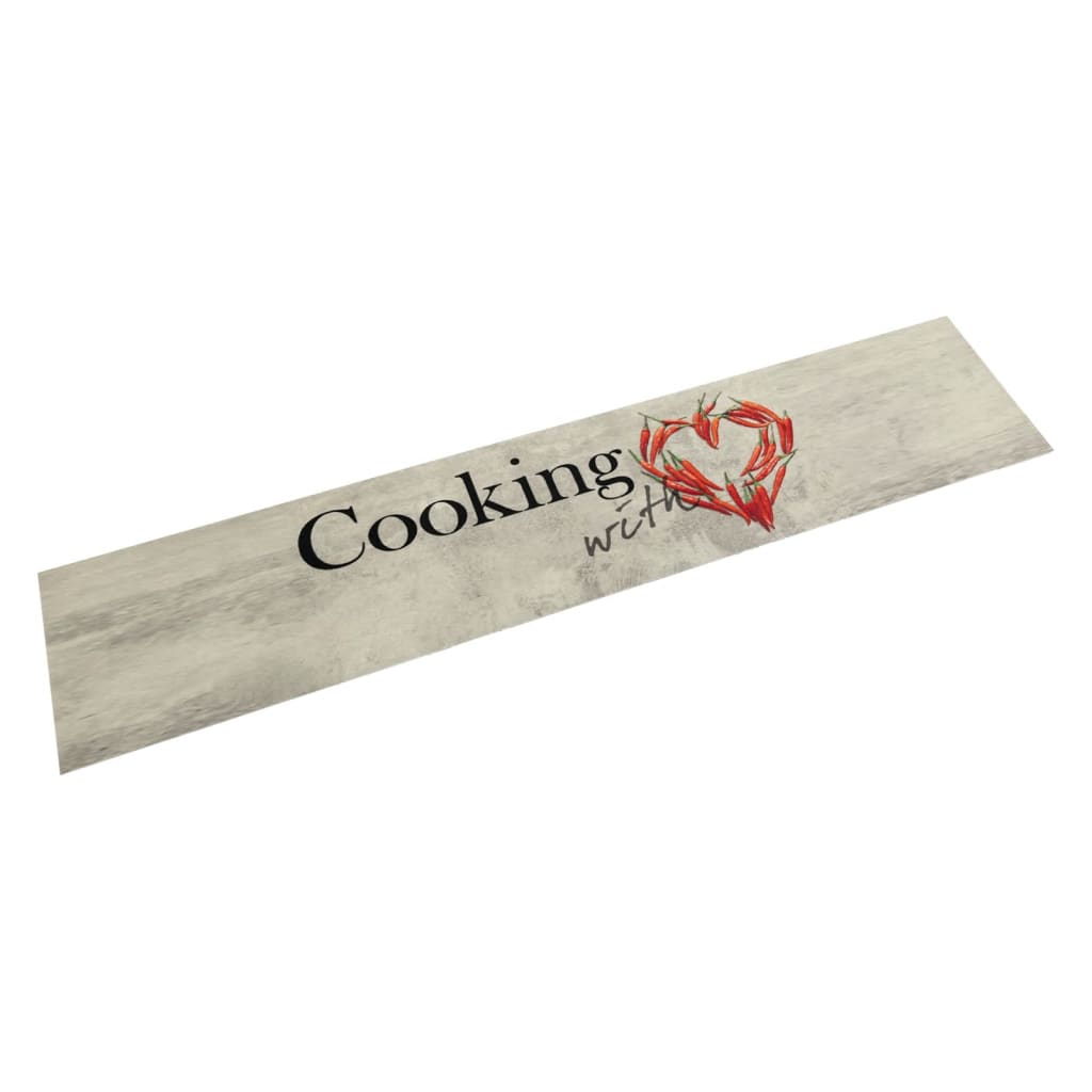 Washable Kitchen Runner Paprika 60x300 cm Velvet