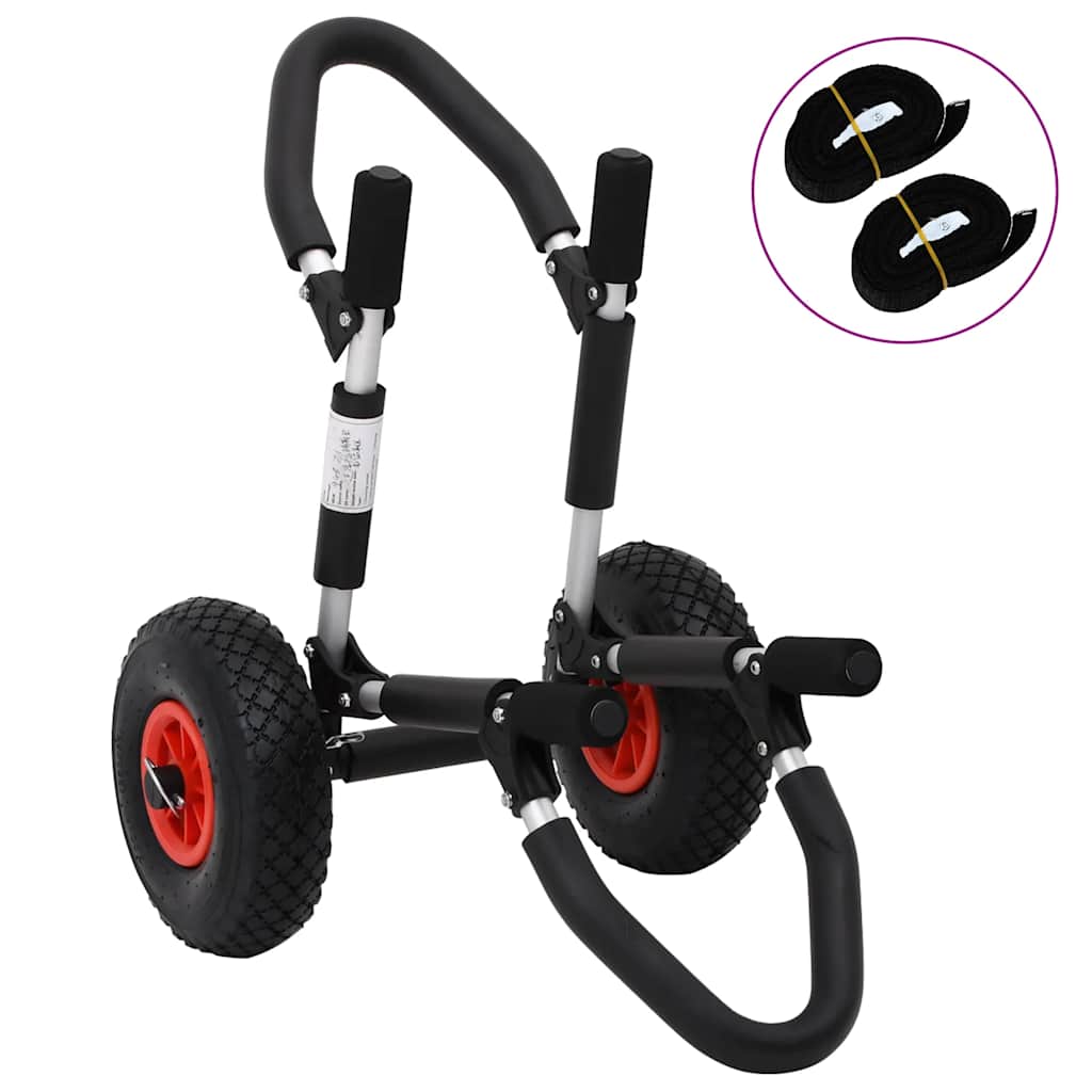 Chariot de SUP pliable en aluminium pour planche de surf 45 kg