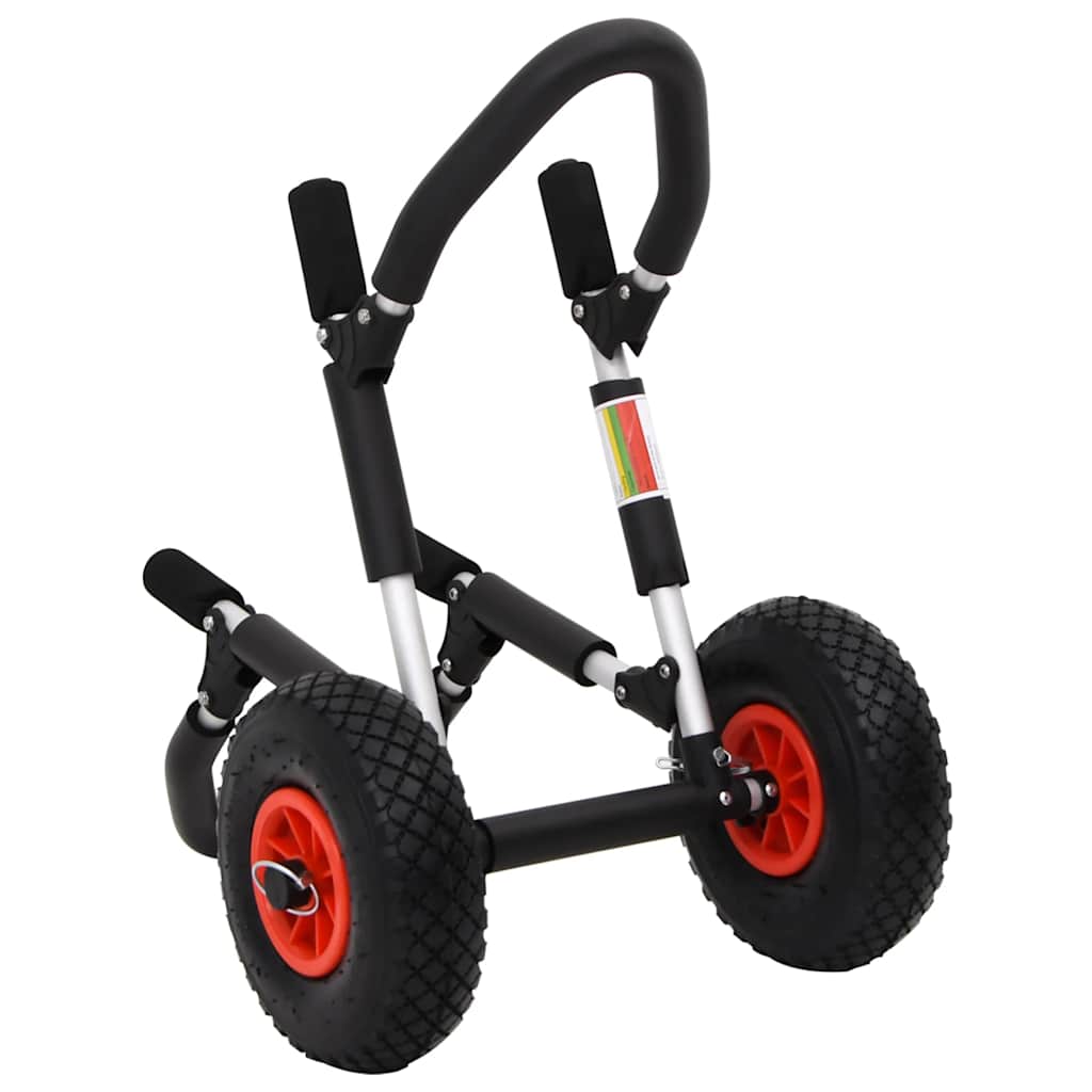 Chariot de SUP pliable en aluminium pour planche de surf 45 kg