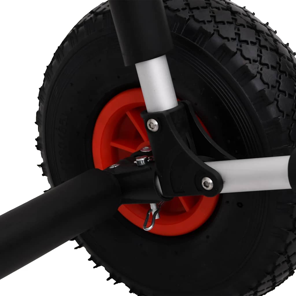 Chariot de SUP pliant pour 2 planches de surf 90 kg Aluminium