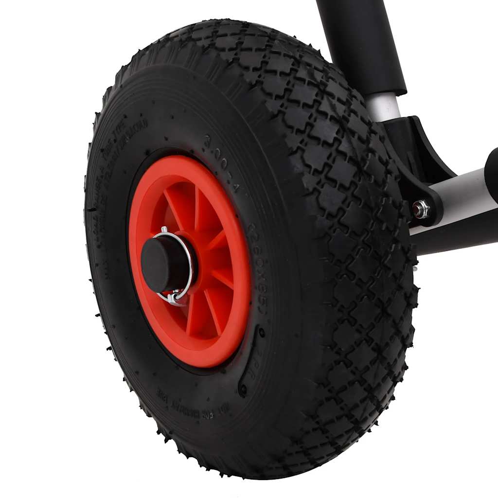Chariot de SUP pliant pour 2 planches de surf 90 kg Aluminium
