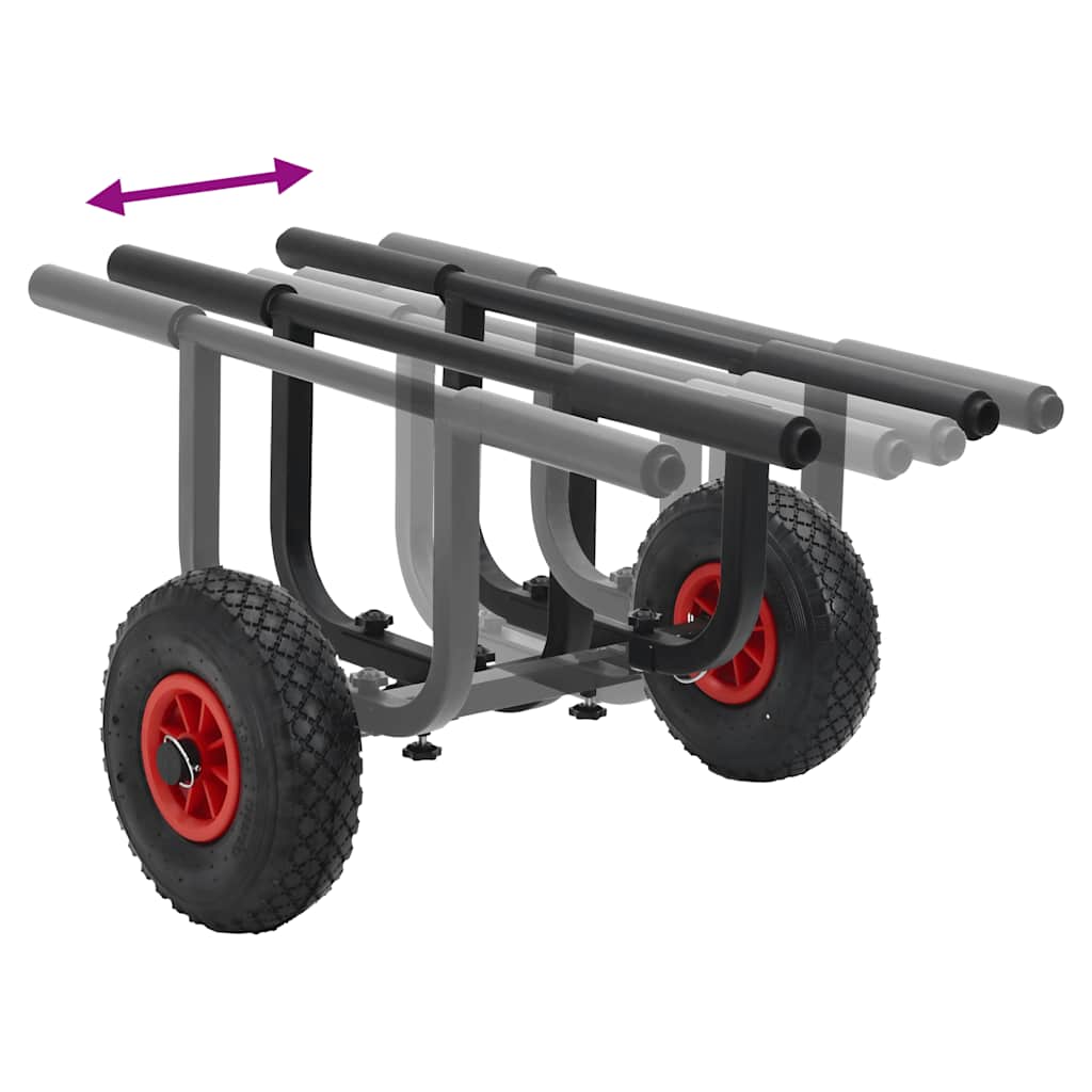 Chariot de kayak 90 kg Aluminium
