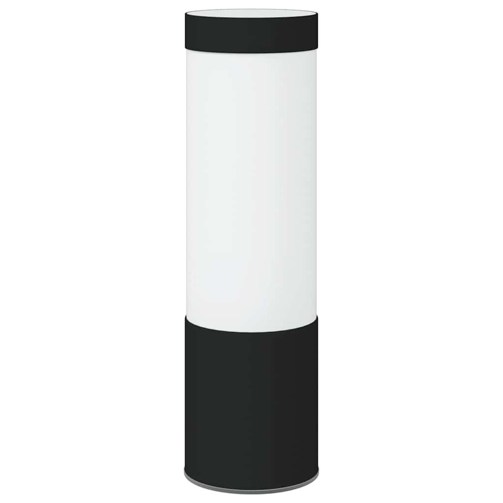 Außenwandleuchte Schwarz 12 x 8,5 x 27 cm Edelstahl und Plastik