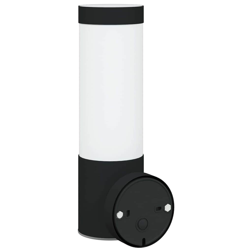 Außenwandleuchte 2 pcs Schwarz 12 x 8,5 x 27 cm