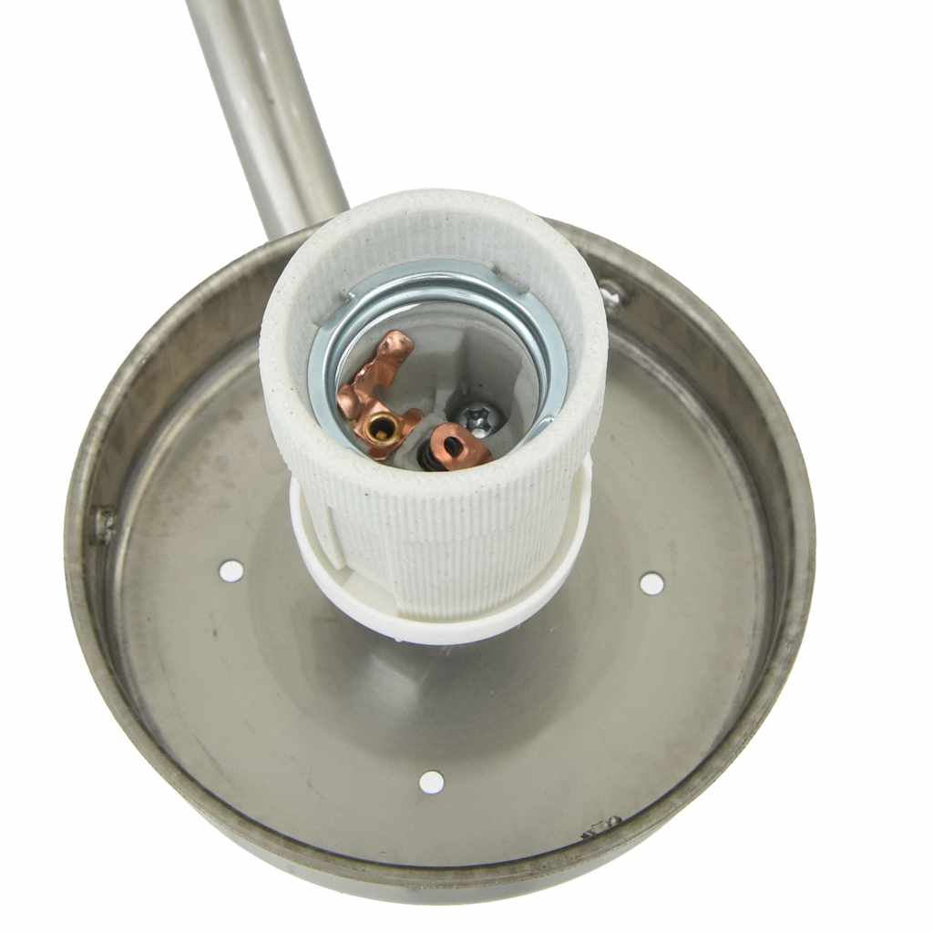 Outdoor Wall Light Silver 29 x 25 x 33 cm Stainless Steel and Plastic
