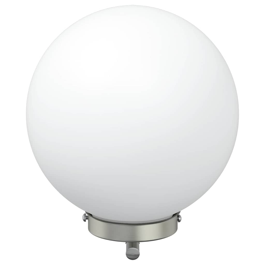 Outdoor Wall Light Silver 29 x 25 x 33 cm Stainless Steel and Plastic