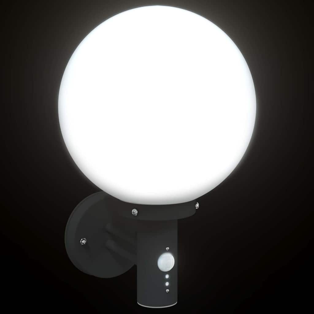 Outdoor Wall Light 2 pcs Black 28 x 25 x 38 cm