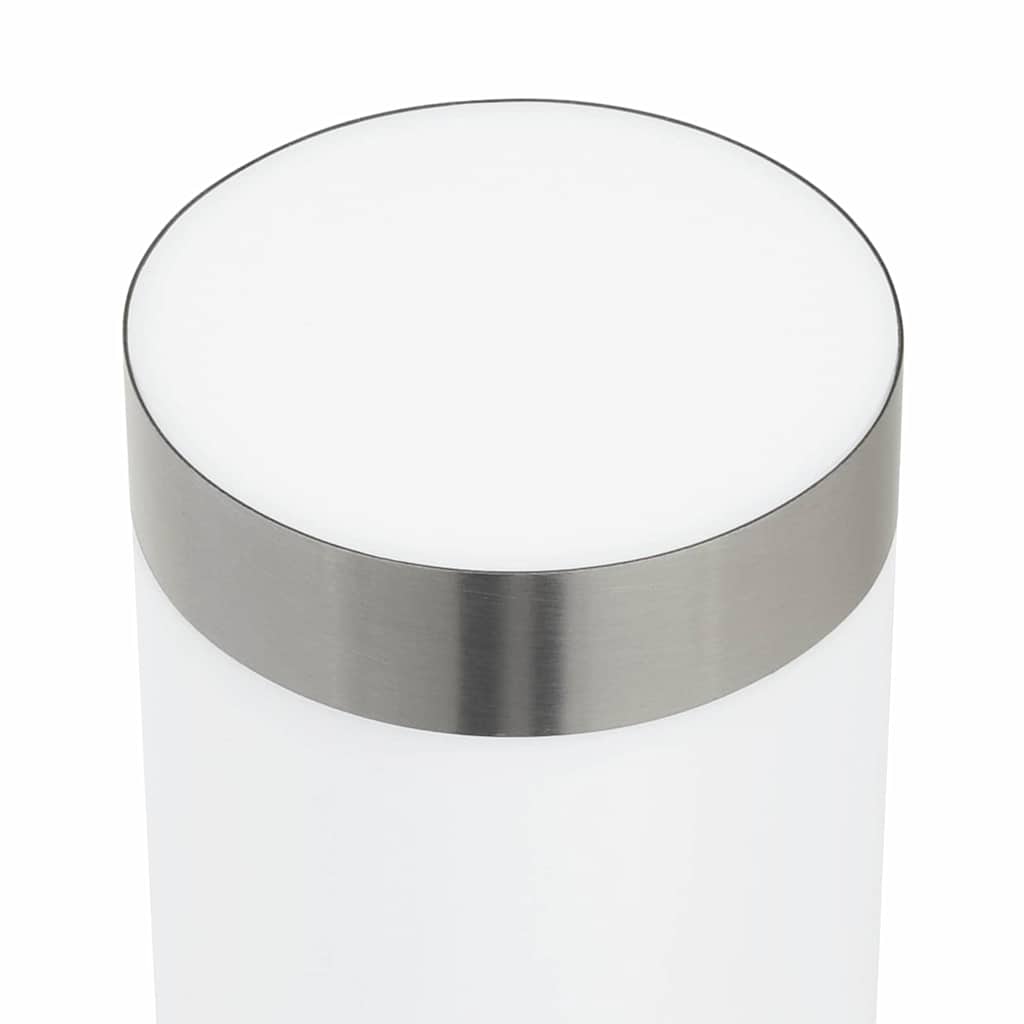 Outdoor Wall Light Silver 15 x 7.5 x 33 cm Stainless Steel and Plastic