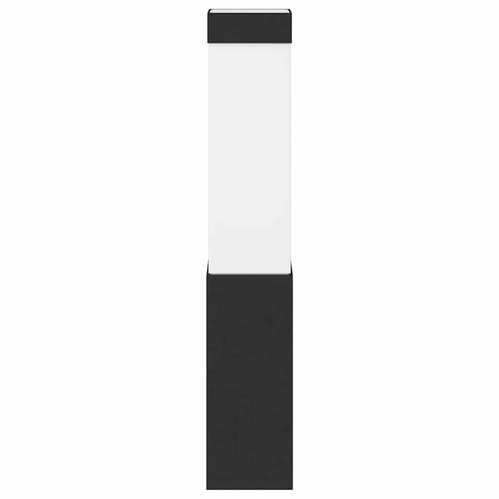Outdoor Wall Light Black 10.5 x 6 x 33 cm Stainless Steel and Plastic