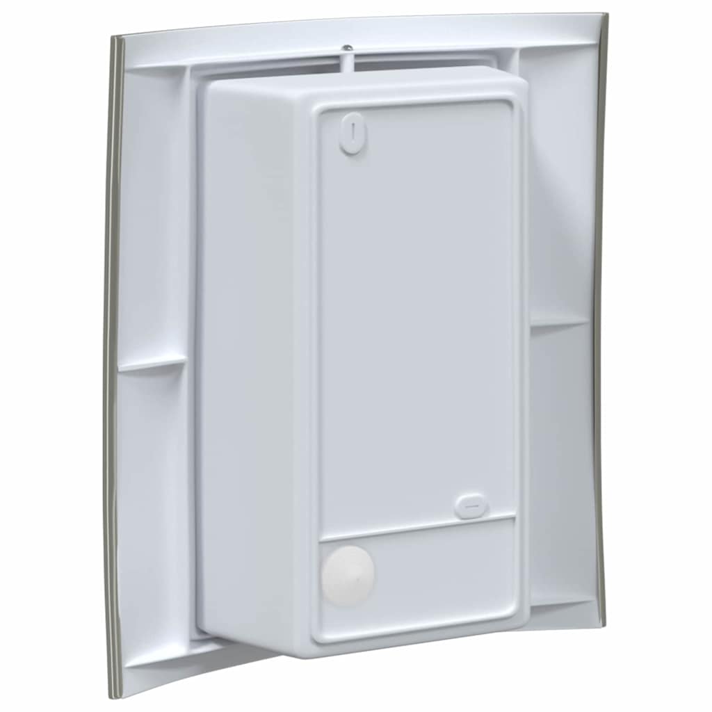 Outdoor Wall Light Silver 23.5 x 9 x 26 cm Stainless Steel and Plastic