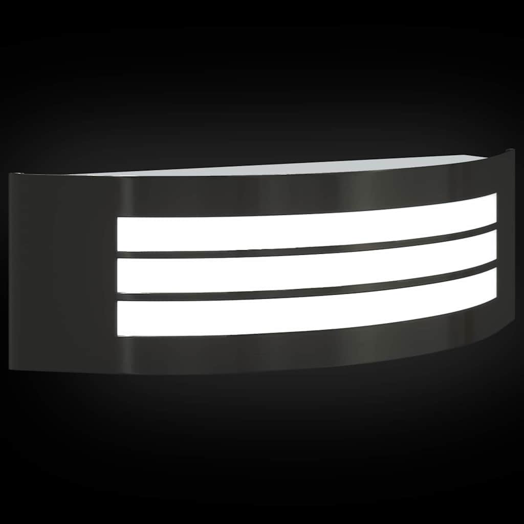 Außenwandleuchte 2 pcs Schwarz 32 x 10 x 10 cm