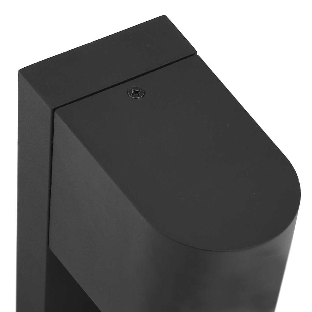 Applique murale extérieure noire 12 x 7 x 15 cm acier inoxydable