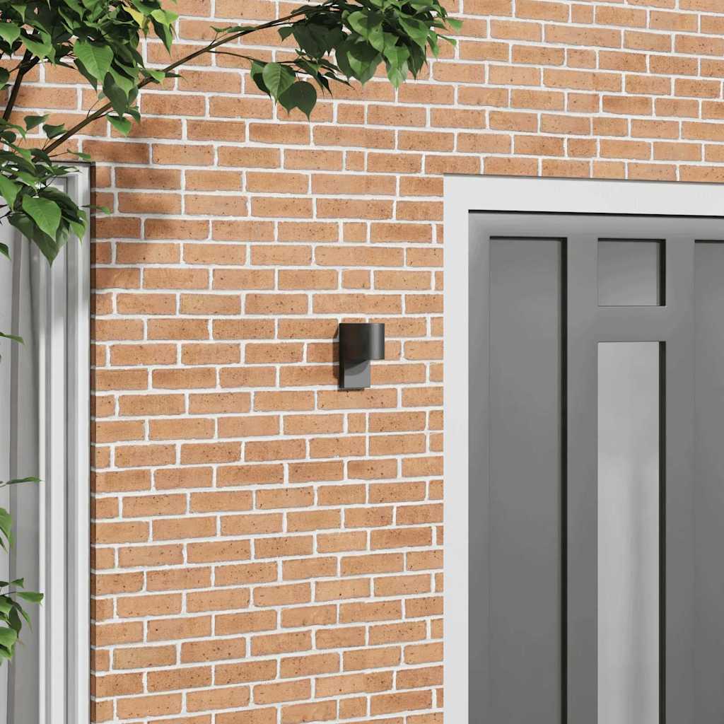 Applique murale extérieure noire 12 x 7 x 15 cm acier inoxydable