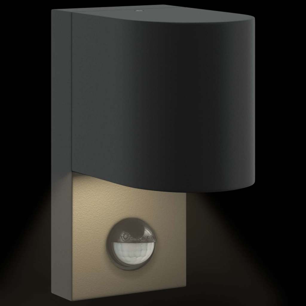 Außenwandleuchte 2 pcs Schwarz 12 x 7 x 15 cm Edelstahl
