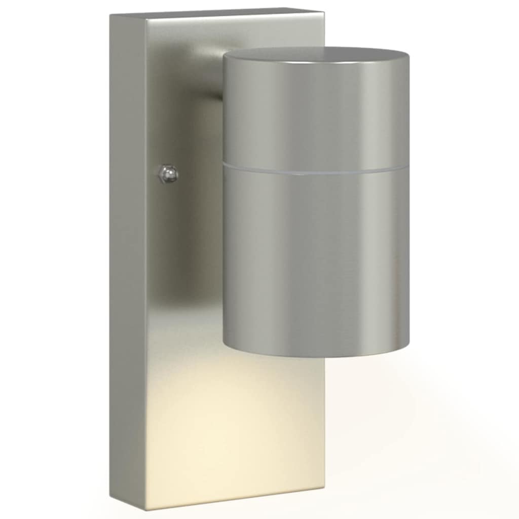 Außenwandleuchte 2 pcs Silber 6,5 x 10,5 x 16 cm