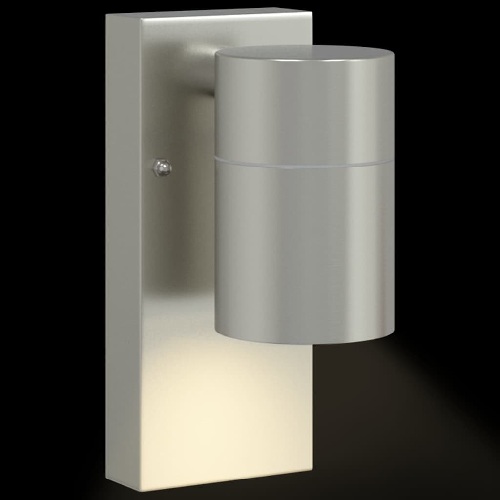 Außenwandleuchte 2 pcs Silber 6,5 x 10,5 x 16 cm