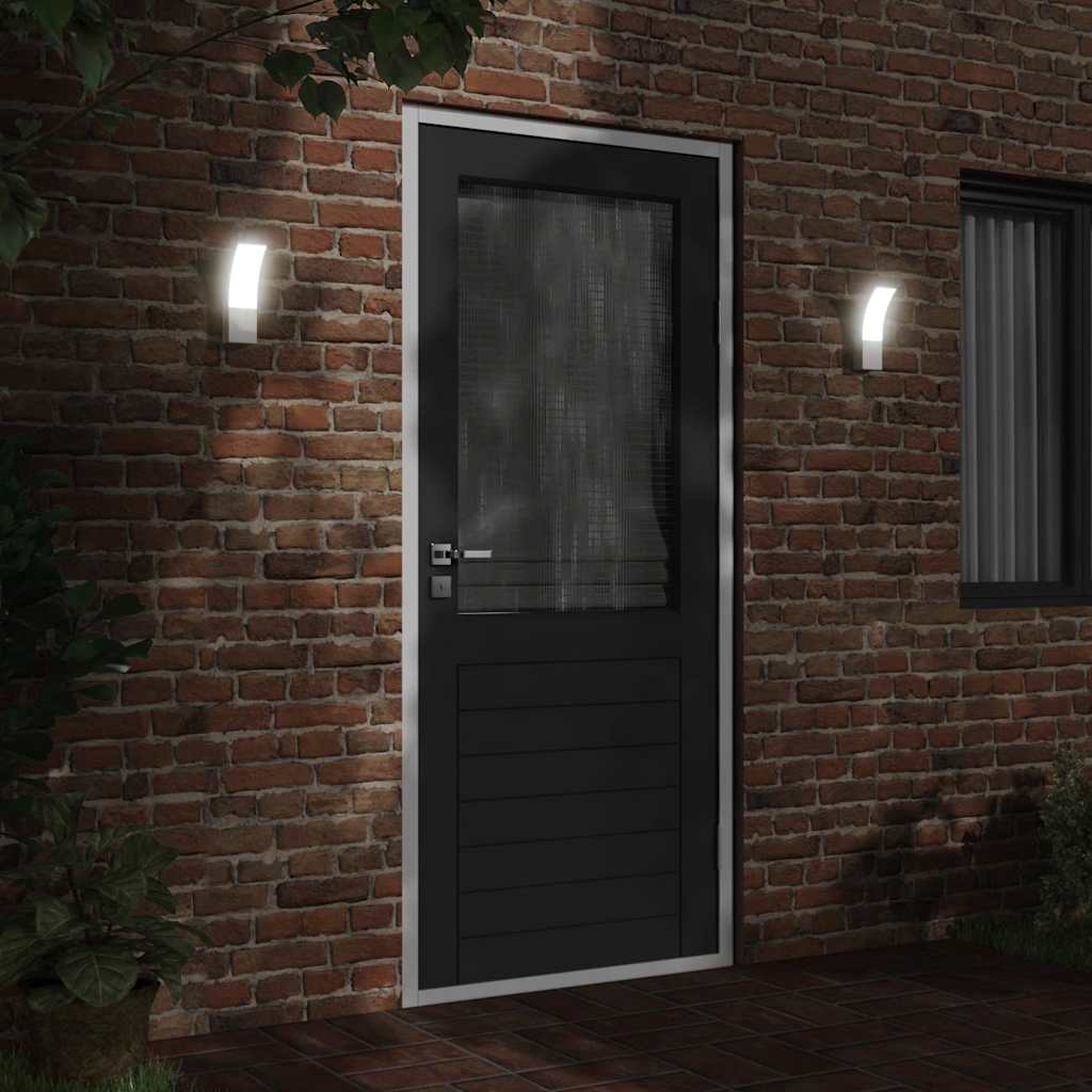 LED Outdoor Wall Light White Die-cast Aluminum