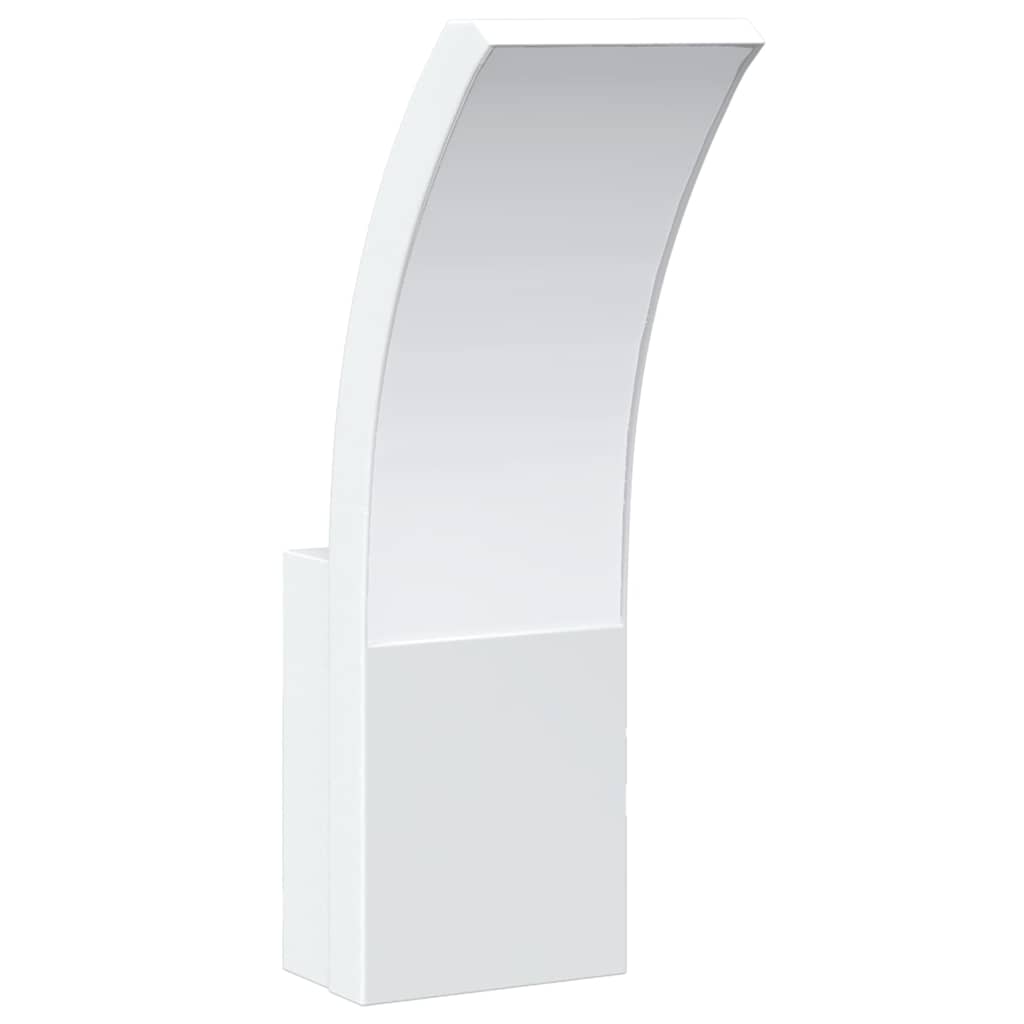 LED Outdoor Wall Lights 2 pcs. White Die-Cast Aluminum