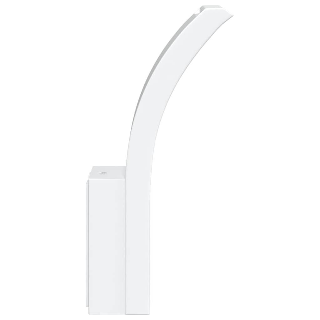 LED Outdoor Wall Lights 2 pcs. White Die-Cast Aluminum