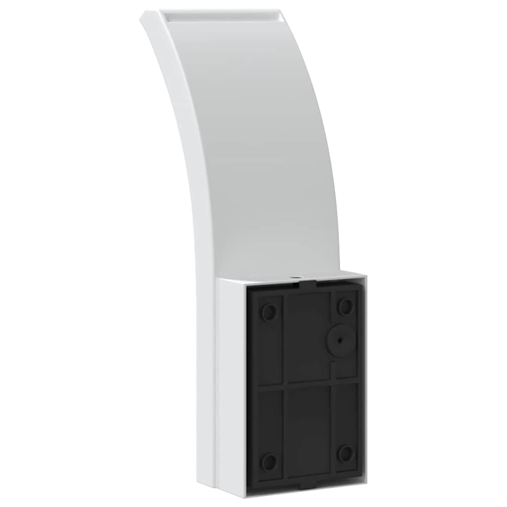 LED Outdoor Wall Lights 2 pcs. White Die-Cast Aluminum