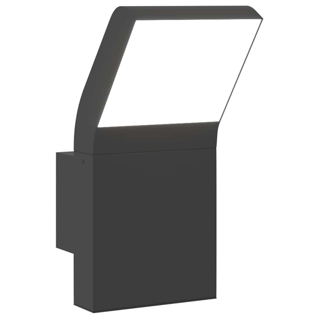 LED Outdoor Wall Light Black Die-Cast Aluminum