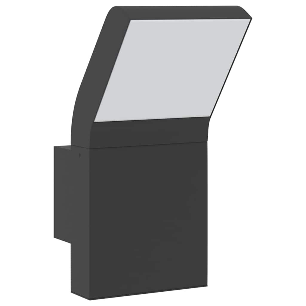LED Outdoor Wall Lights 2 pcs. Black Die-cast Aluminum
