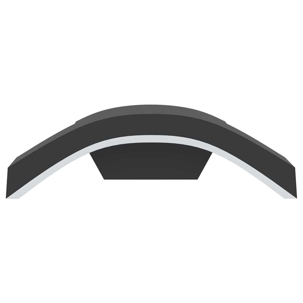 LED Outdoor Wall Lights 2 pcs. Black Die-cast Aluminum