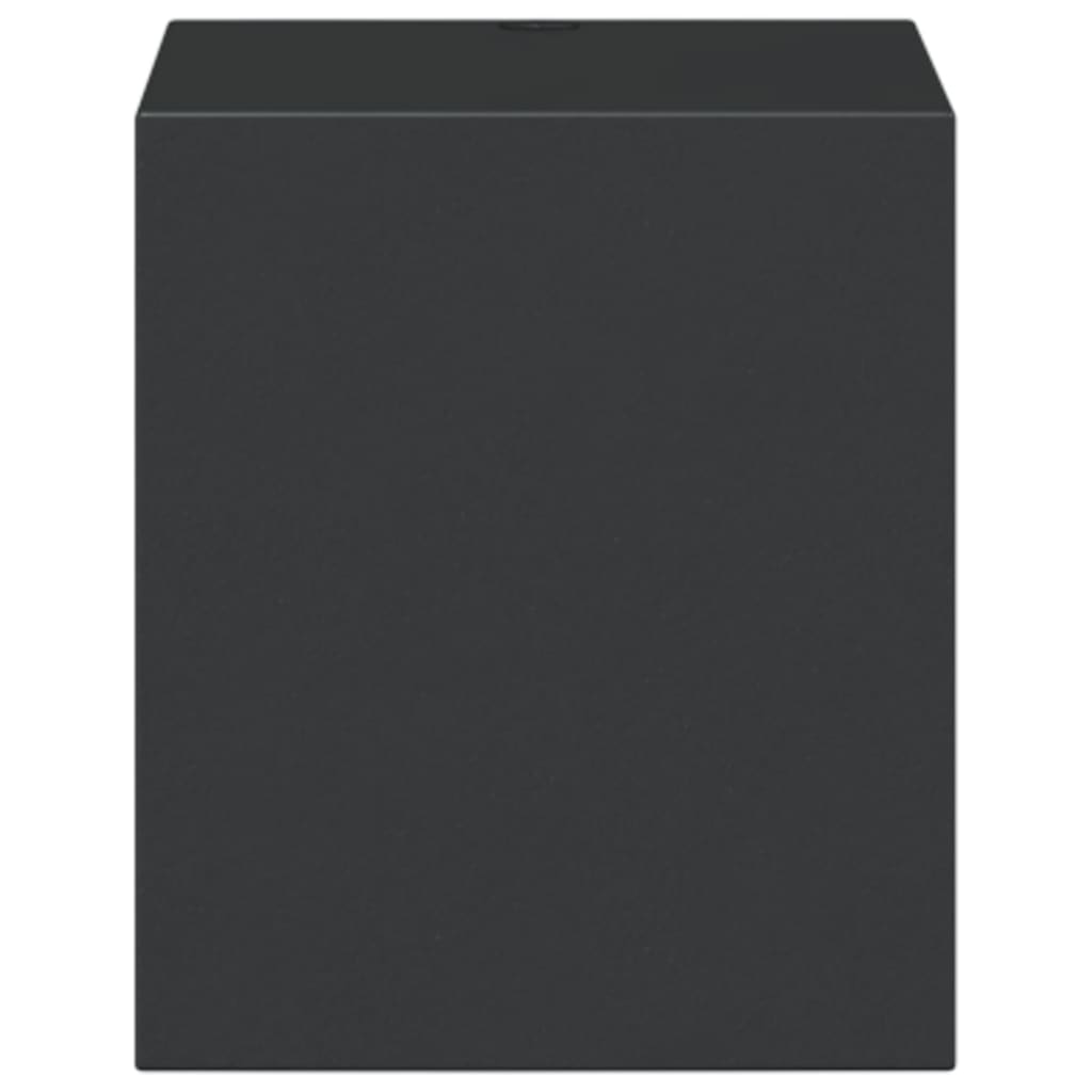 Applique murale extérieure noire en aluminium moulé sous pression