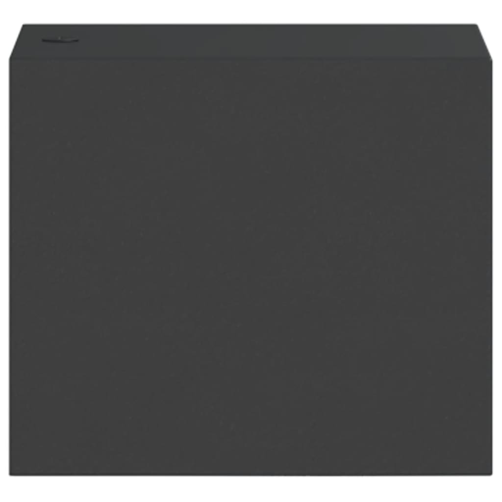 Applique murale extérieure noire en aluminium moulé sous pression