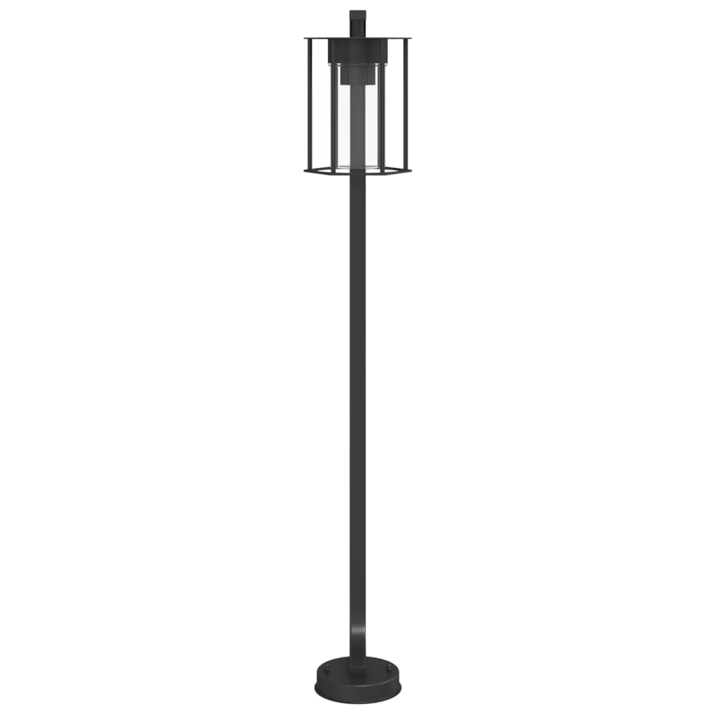 Path lights 3 pcs. Black 100 cm Stainless steel