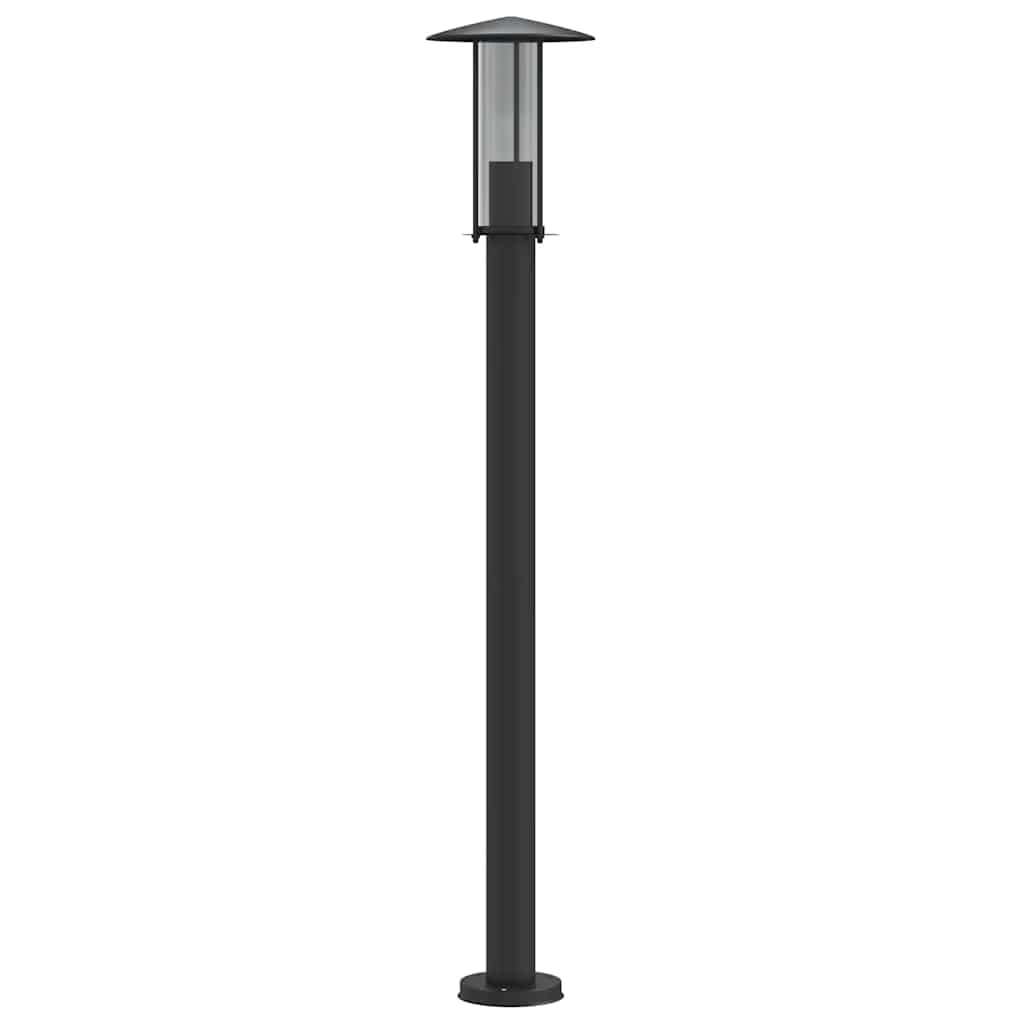 Wegeleuchte Schwarz 100 cm Edelstahl