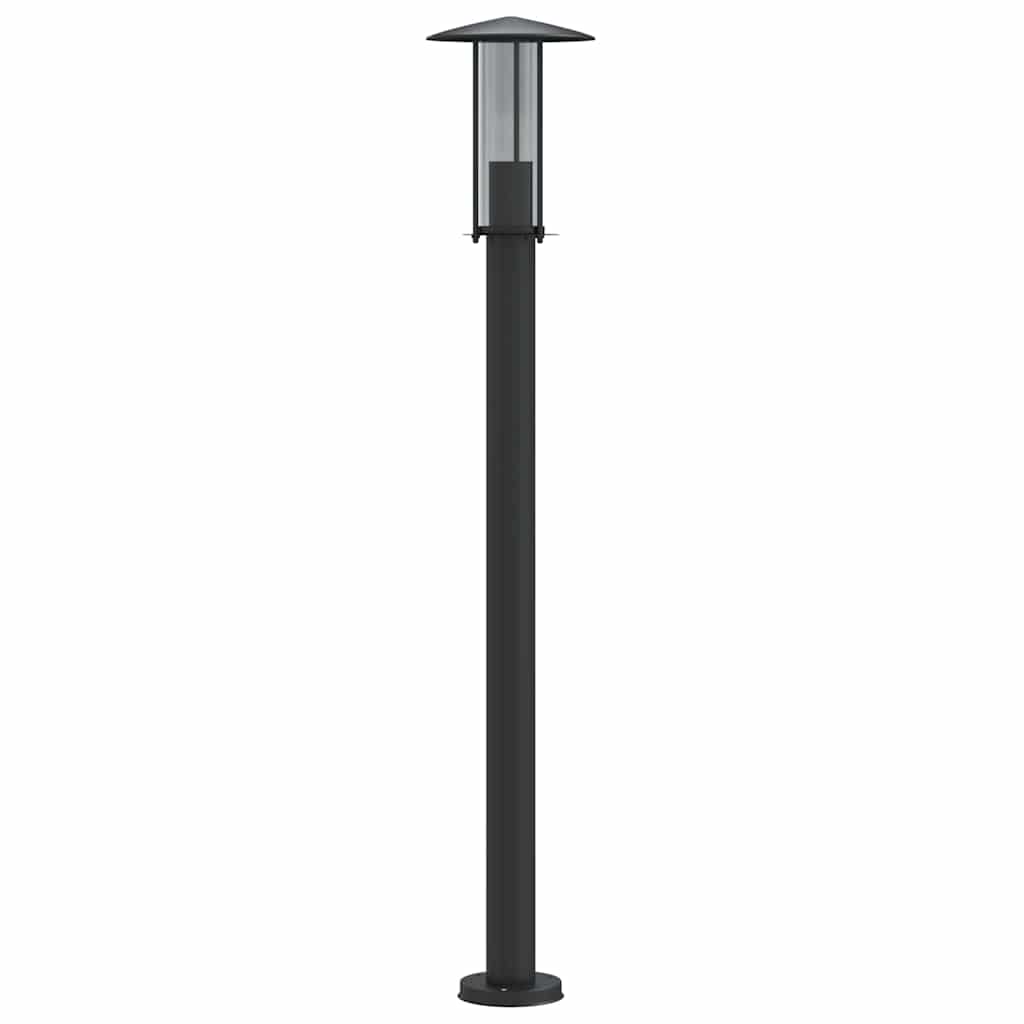 Path lights 3 pcs. Black 100 cm Stainless steel