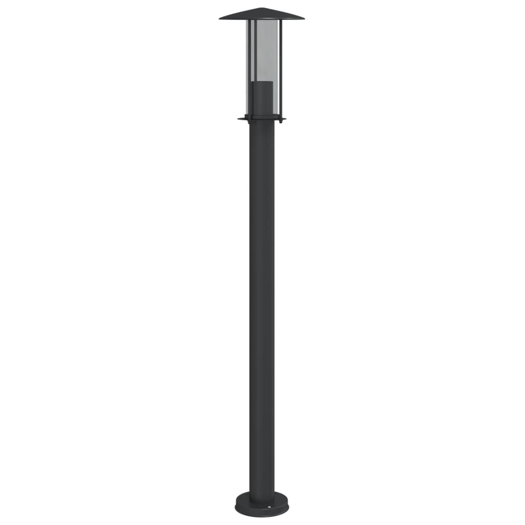 Path lights 3 pcs. Black 100 cm Stainless steel