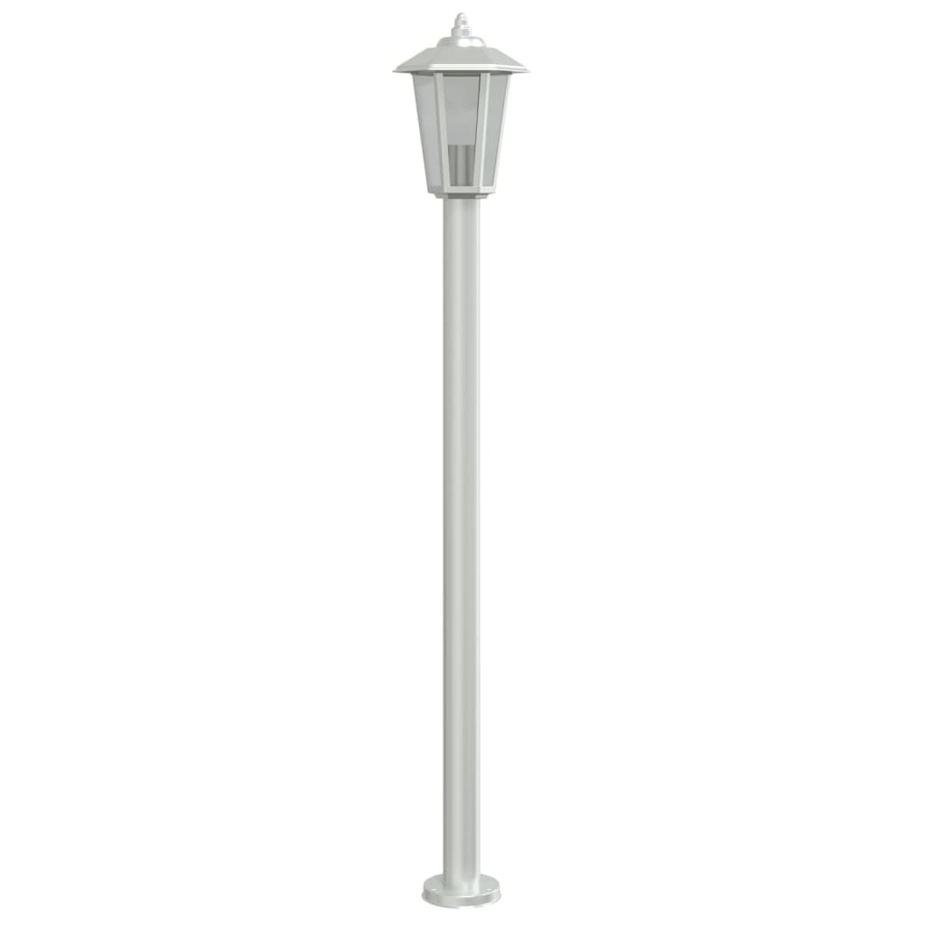 Path Lights 3 pcs. Silver 120 cm Stainless Steel