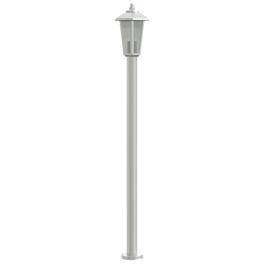 Path Lights 3 pcs. Silver 120 cm Stainless Steel