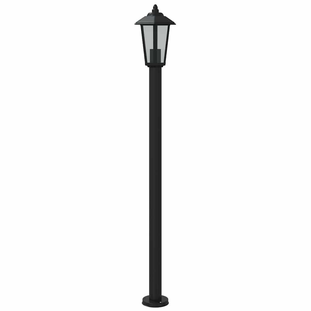 Path lights 3 pc. Black 120 cm Stainless steel