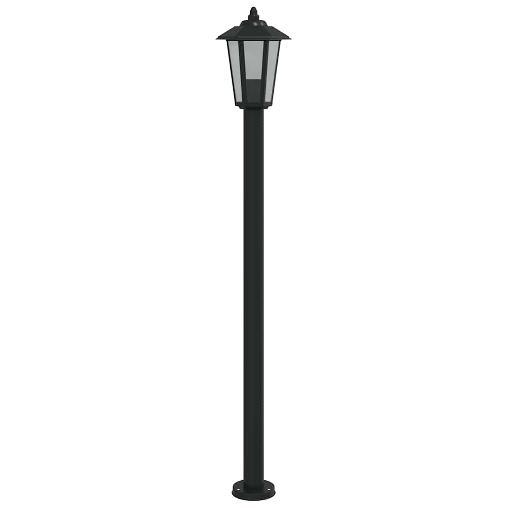 Path lights 3 pc. Black 120 cm Stainless steel