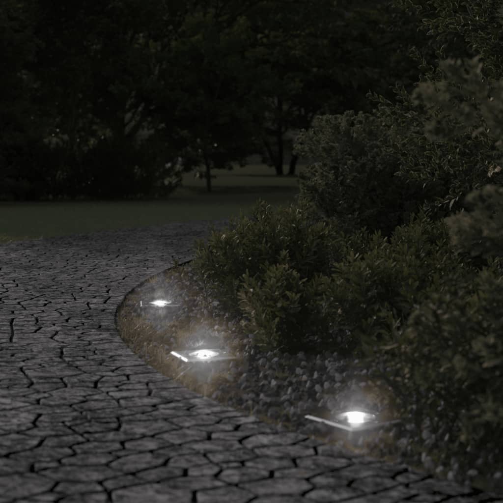 Square Black Recessed Ground Light 10.5x10.5cm Die-Cast Aluminum