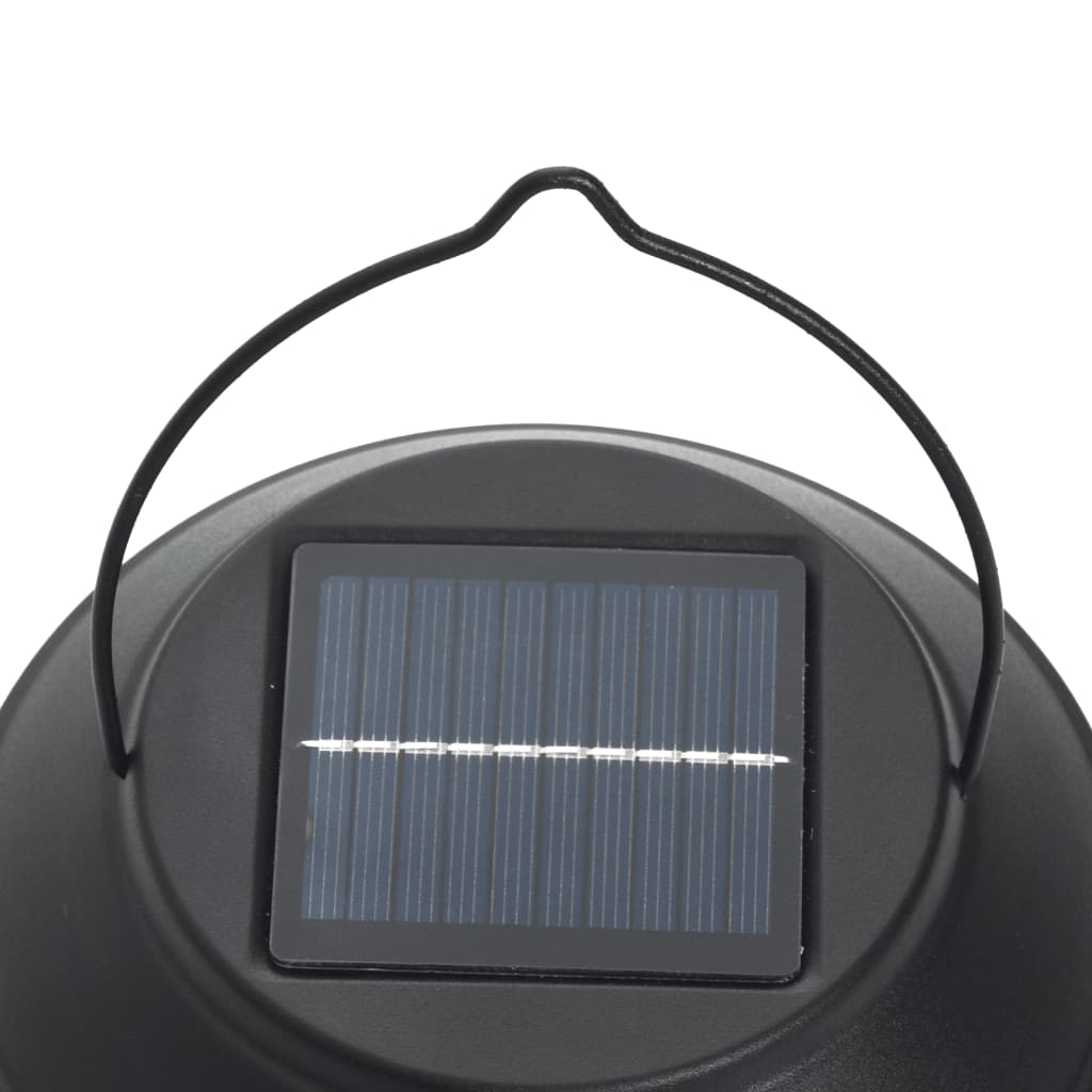 Appliques solaires extérieures 2 pièces Lumière vacillante blanc chaud