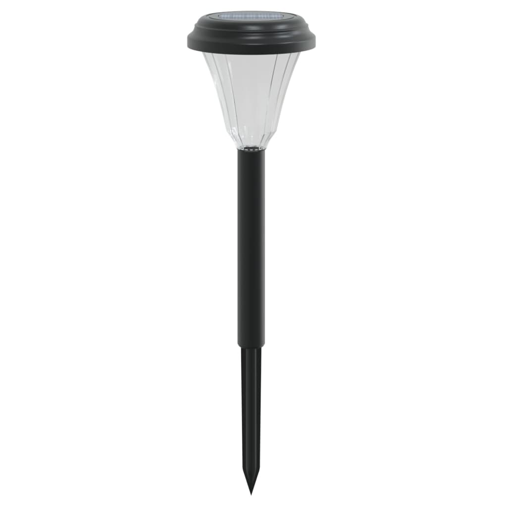 Solar Path Lights with Ground Spikes 12 pcs. White
