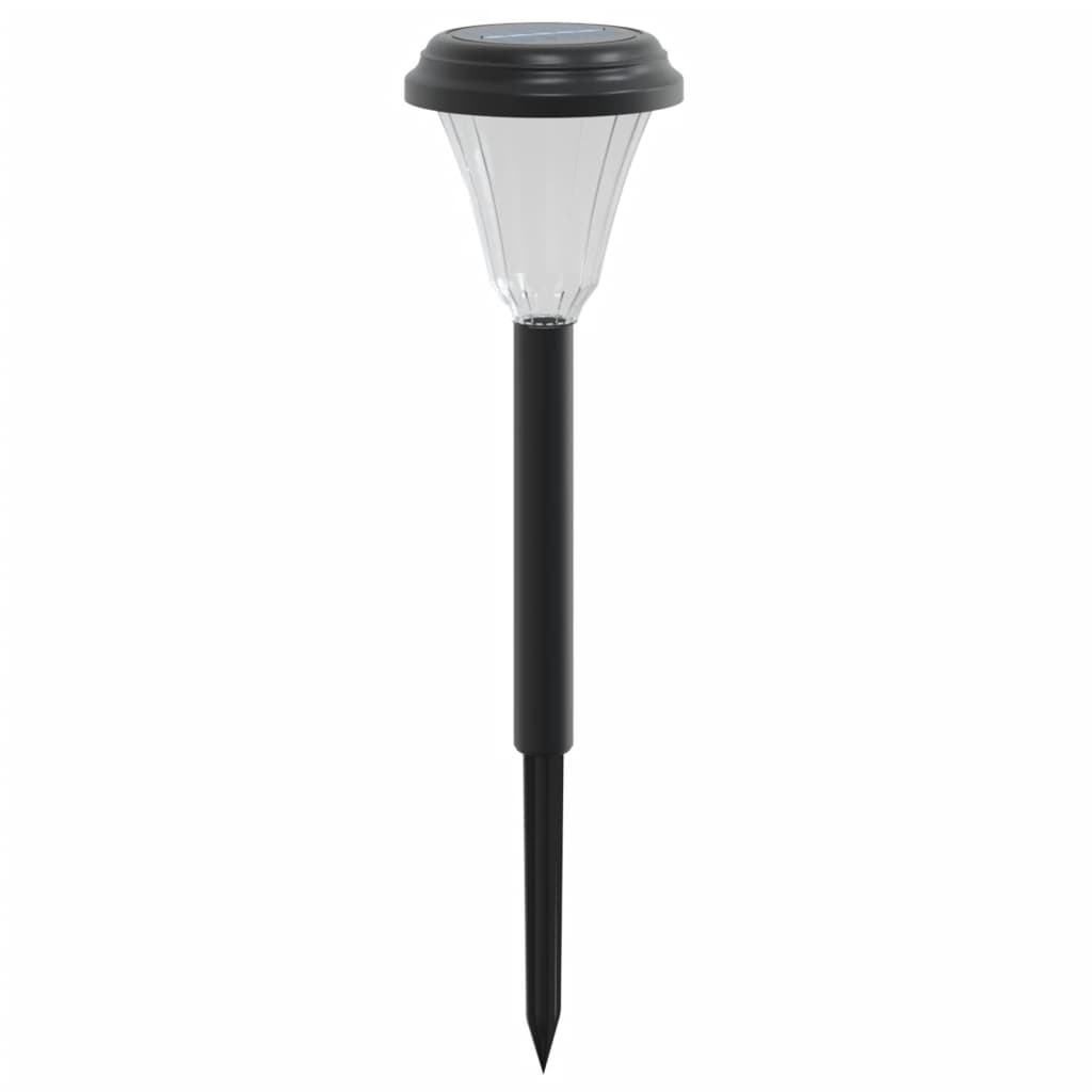 Solar Path Lights with Ground Spikes 12 pcs. White