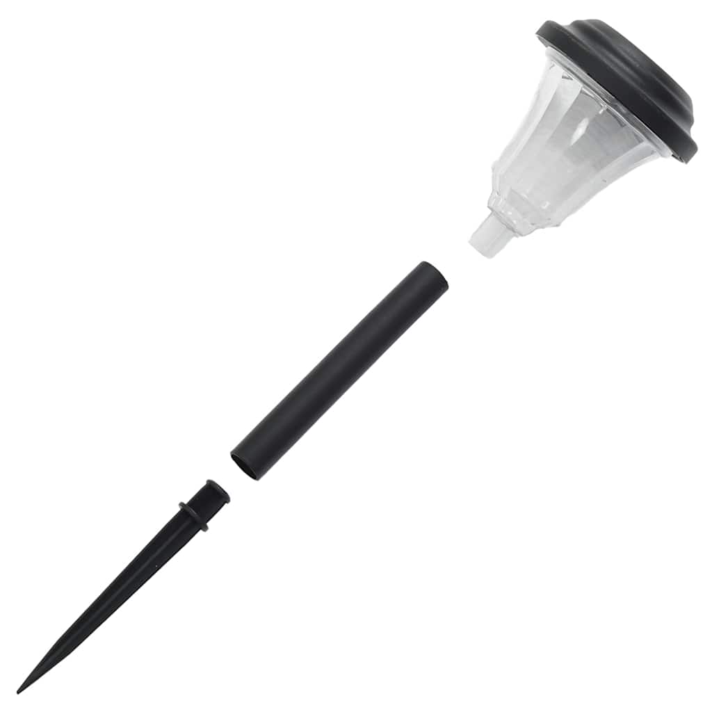 Solar Path Lights with Ground Spikes 12 pcs. White