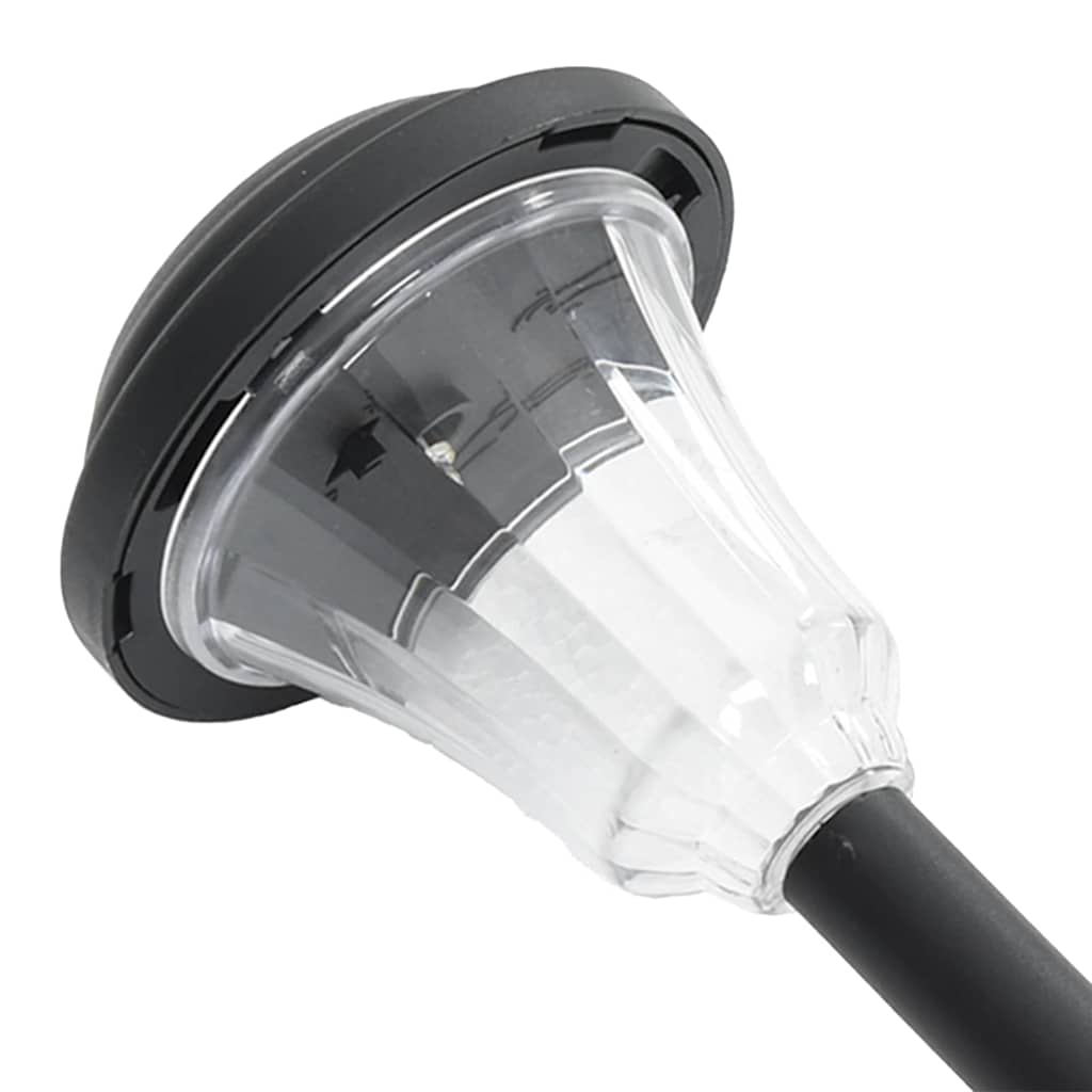 Solar Path Lights with Ground Spikes 12 pcs. White