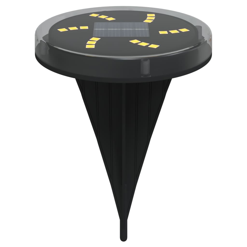 Solar Ground Lights with Ground Spike 4 pcs. Warm White