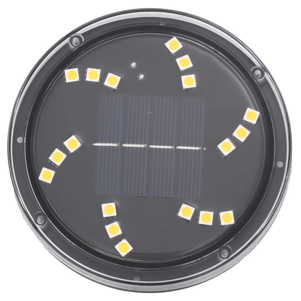 Solar Ground Lights with Spike 12 Pcs. Warm White