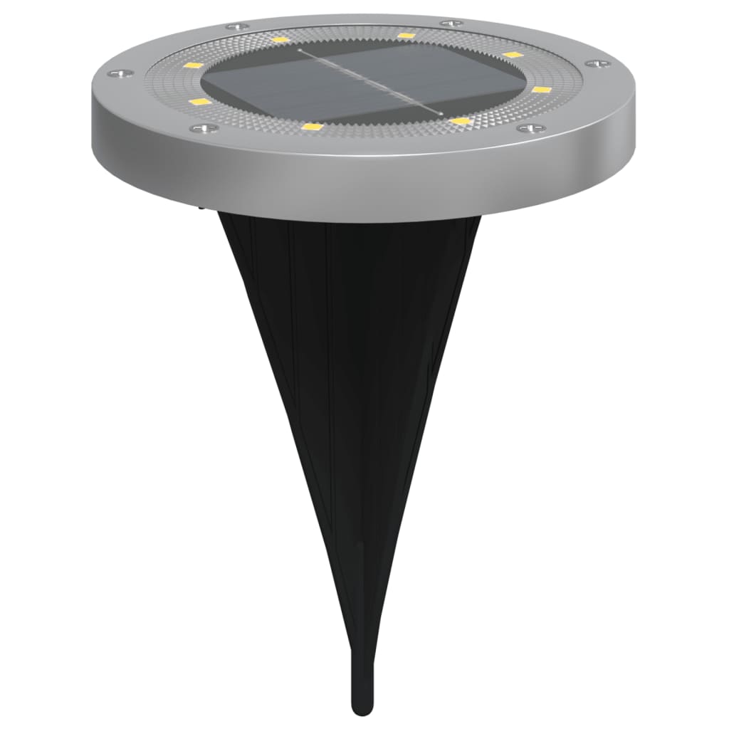 Solar Ground Lights with Ground Spike 4 pcs. Warm White